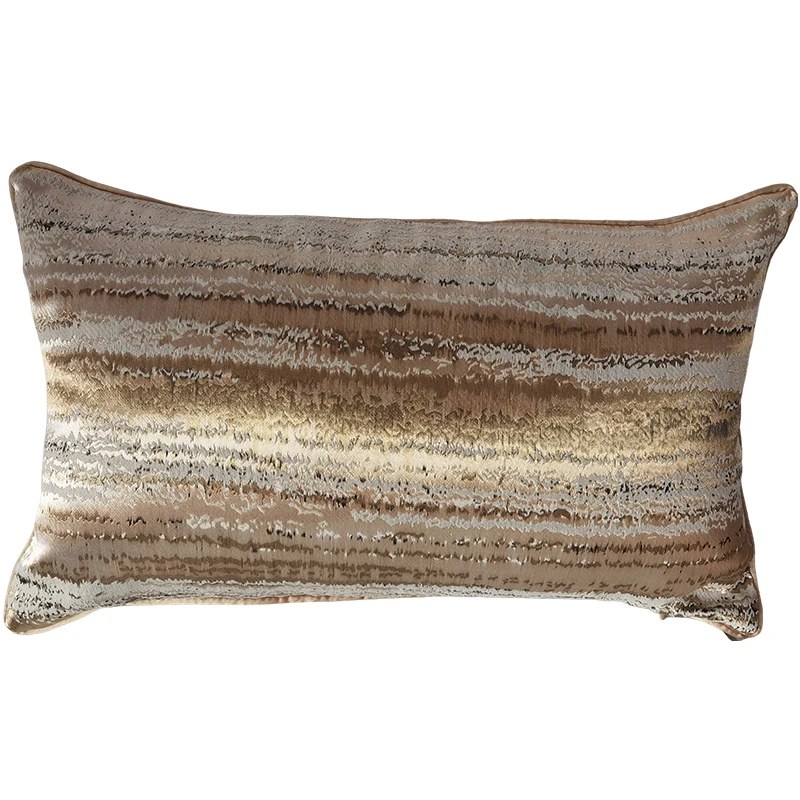 

Жаккардовый чехол для подушки, золотистый