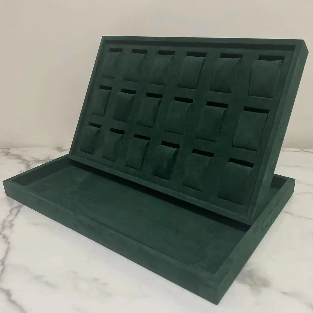 New Wood Watches Box Organizer Top Wooden Watch Display Fashion Coffee Storage Watch Holder Watch Cases For Men