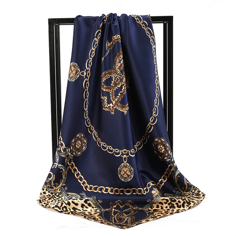 

Van Gogh Oil Painting Silk Scarf Women Luxury Brand Apricot Floral Print Hijab Bandana Foulard Femme Shawl Soft Bufanda Mujer