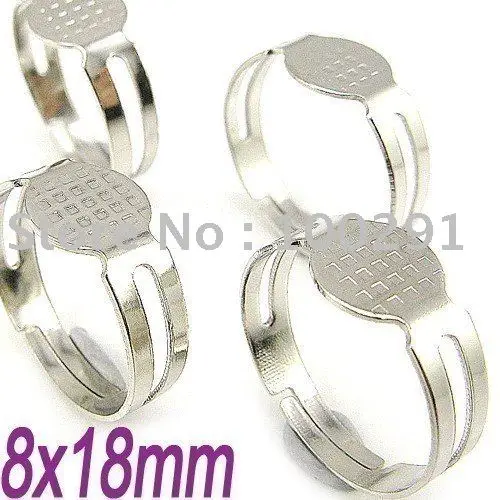 

Основа для кольца с серебряным покрытием, 18 мм, 1000 шт.