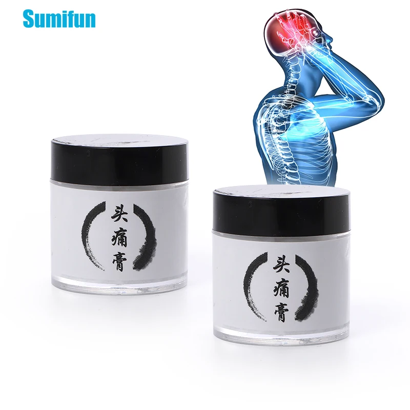 

5pcs Headache Relief Cream Herbal Migraine Treatment for Relax Nerve Soothing Pain Dizziness Refreshing Medical Ointment Plaster