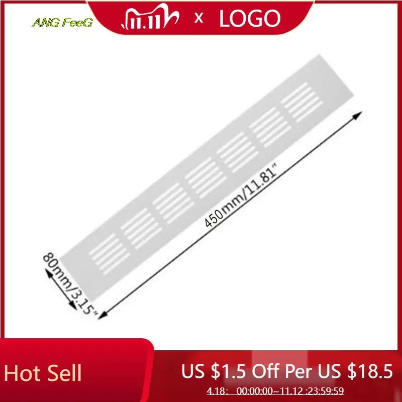 

Aluminum Alloy Metal Air Vent Louvred Grill Cover Ventilation Grille Tool 1 Pc