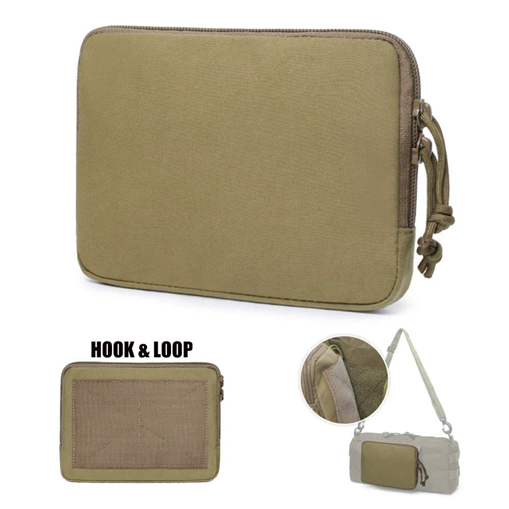 

500D EDC Tool Bag Tactical Vest Drop Pouch Utility Accessory Bag for Vest Backpack Vest Attached Hanging Storage Bag