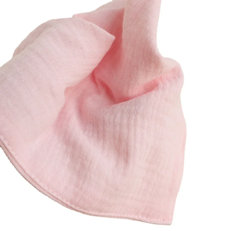 Baby Bibs for Feeding Muslin Cotton Stuff Newborn Button Soft Triangle Saliva Towel Burp Cloth Drool |