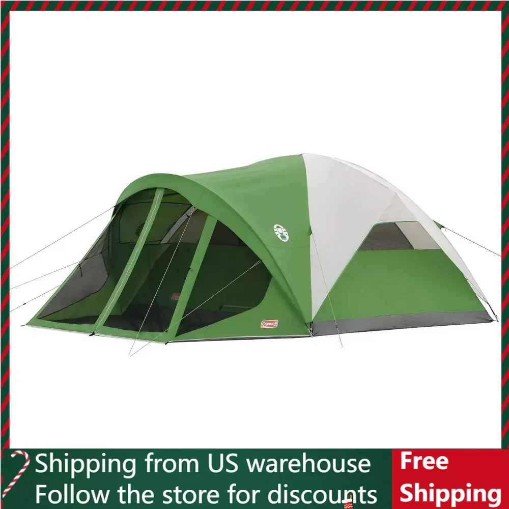 

Палатка для кемпинга на 6/8 человек, палатка с защитой от атмосферных воздействий и вместительным интерьером, в том числе непромокаемая, сумка для переноски, на крыльце