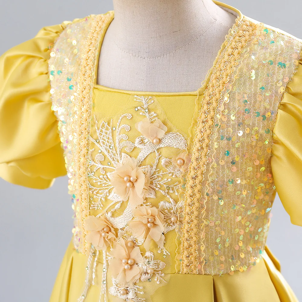 Платье Annabelle с цветочным узором для девочек бальное платье детское дня рождения