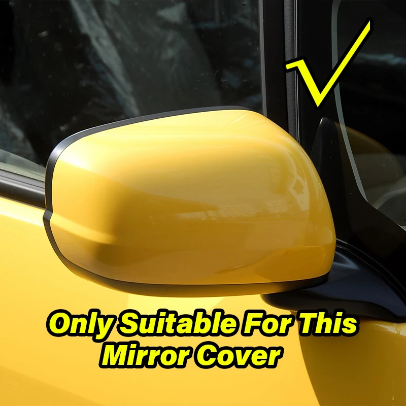 Фото Пара накладок на боковые зеркала заднего вида для Honda Fit Jazz 2009-2013, внешние накладки на дверные зеркала, без указателей поворота №2