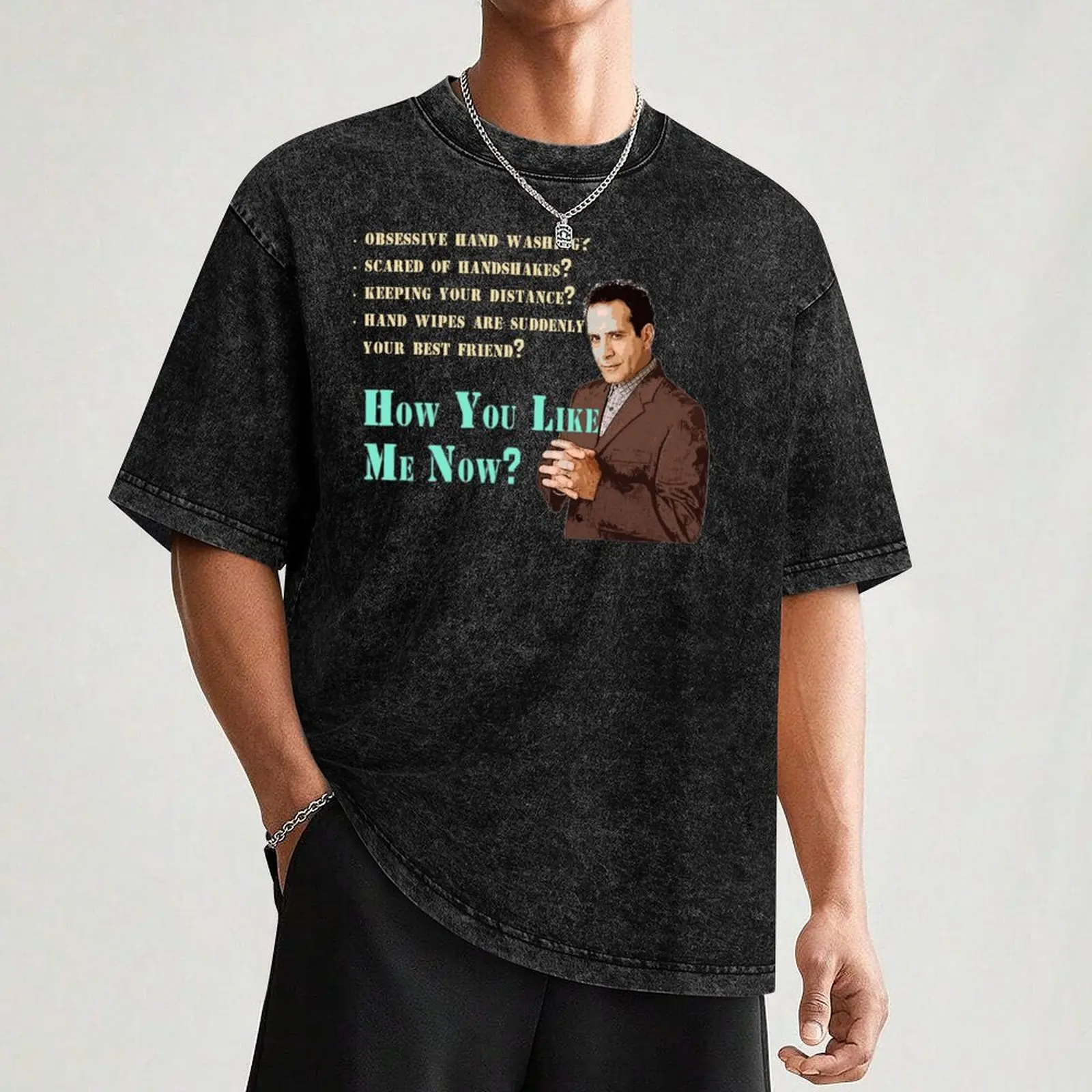 Andrian Monk_How You Like Me Now? Футболка с короткими рукавами мужские однотонные футболки