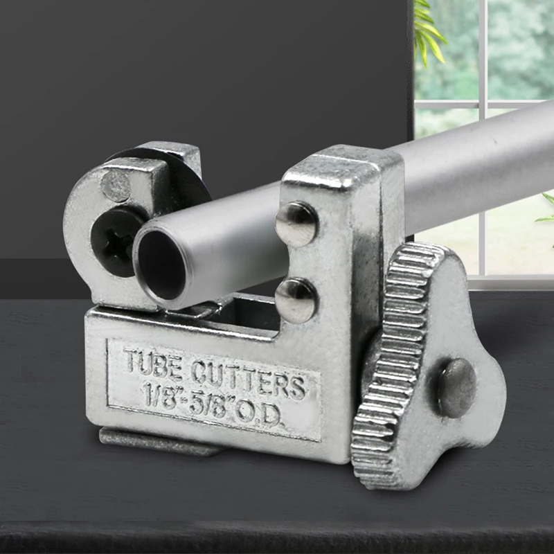 

Mini Pipe Cutter Tube Cutter Copper Brass Aluminium Stainless Steel Pipes Cutting Tool Refrigeration Repair Tool