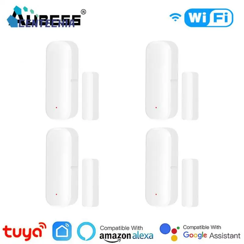 

Смарт-датчик двери, управление через приложение, Wifi, датчик окон, работает с Google Home Alexa, детекторы открытия/закрытия, система сигнализации