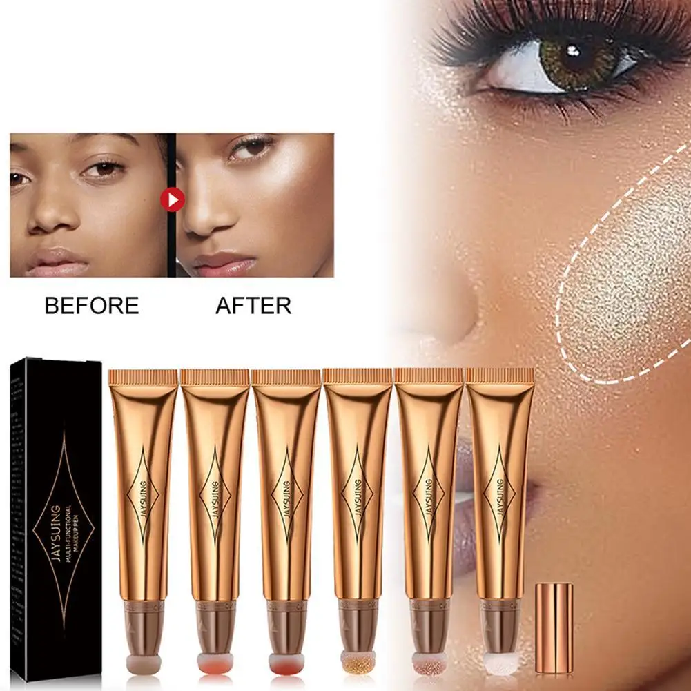 

Blush Stick Cream Blusher Blush Highlighter Stick Concealer Pen Versatile Highlighter Makeup Stick Lip Cheek Eye Multi-use Stick