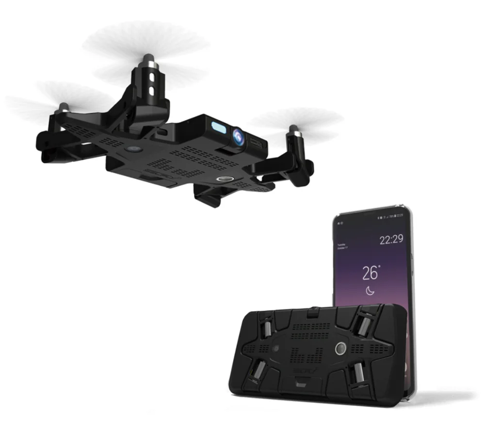 AEE Selfly Pocket Дешевые дроны RC игрушки Мини-дрон Hd Камера 720P Управление жестами Складной FPV квадрокоптер Самолет включен.