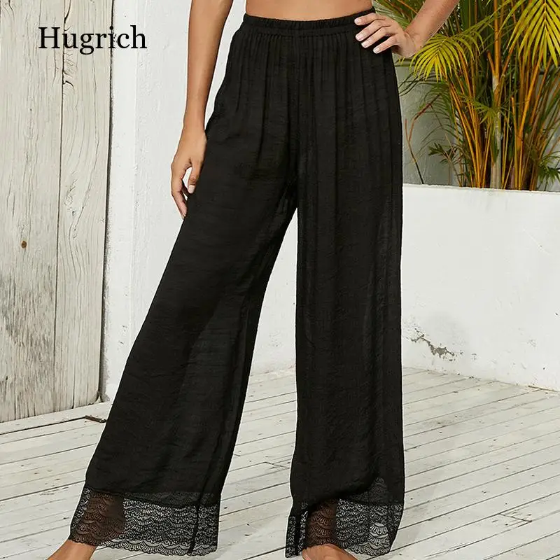 Кружевное длинное пляжное платье однотонный купальник женский с вырезами