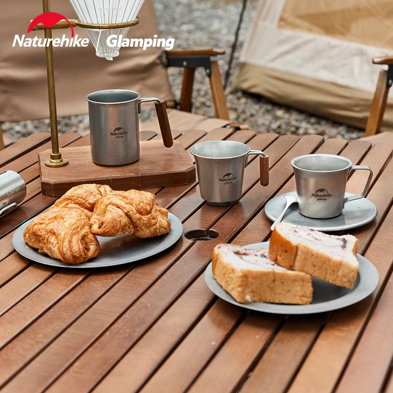 Naturehike уличная посуда для путешествий в стиле ретро тарелка из нержавеющей стали