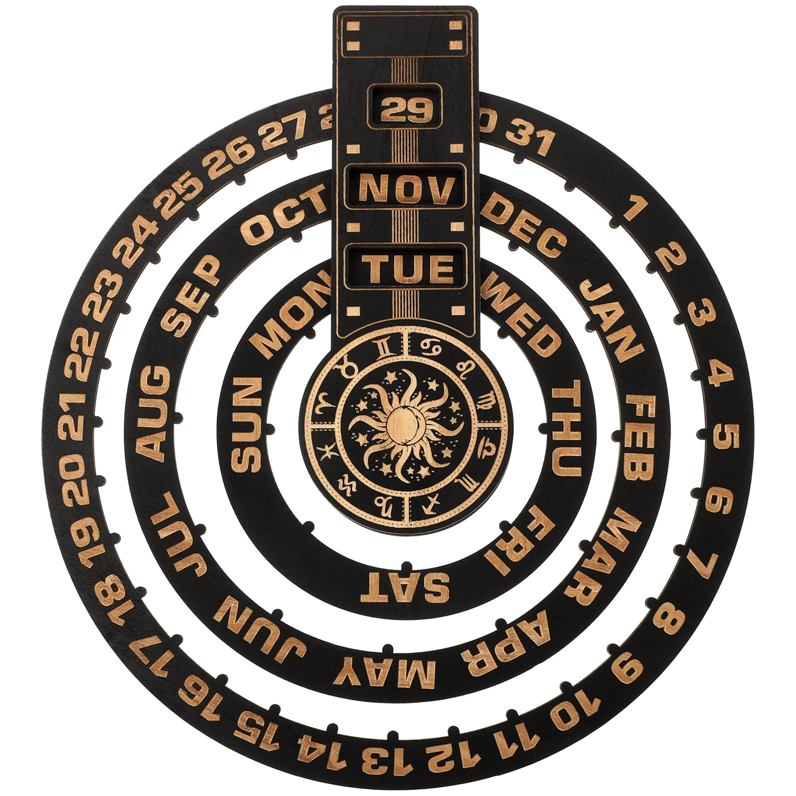 

Wall Calendar Ornament Hanging Home Artworkwalls Craft Wooden Decoration