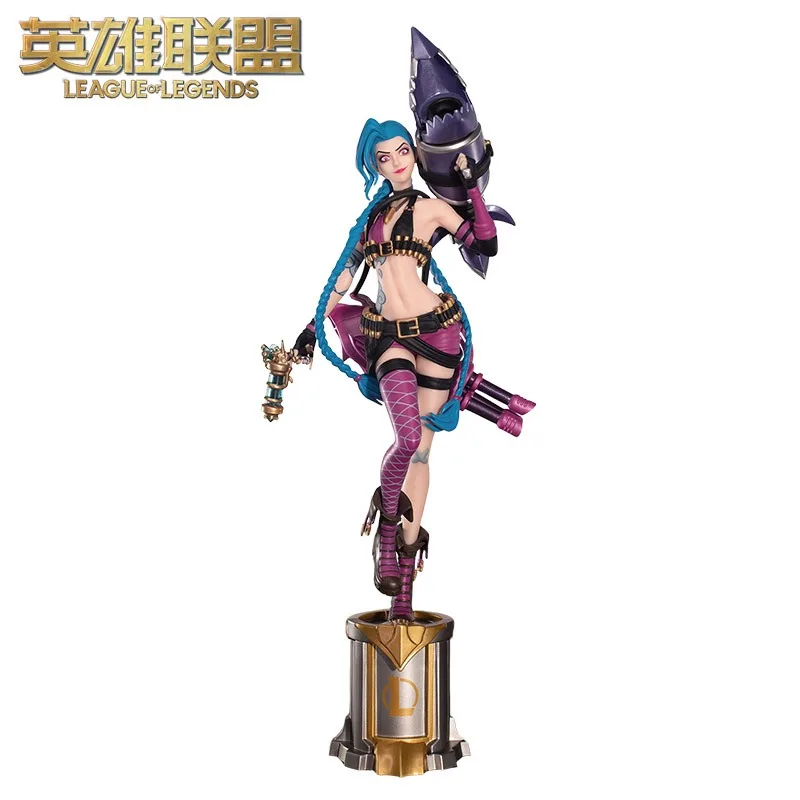 

Оригинальная игрушка MORSTORM The Loose Cannon Jinx League of Legends 22 см, модель игрового персонажа, подвижная коллекция искусств кукол
