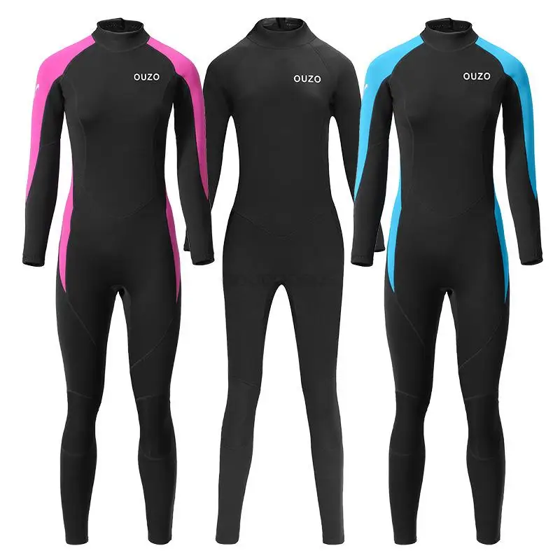 

1.5MM Wetsuit One-piece Warm Women Full-body Wetsuit Surfing Swimsuit Water Sports Scuba Diving Snorkeling Wetsuits