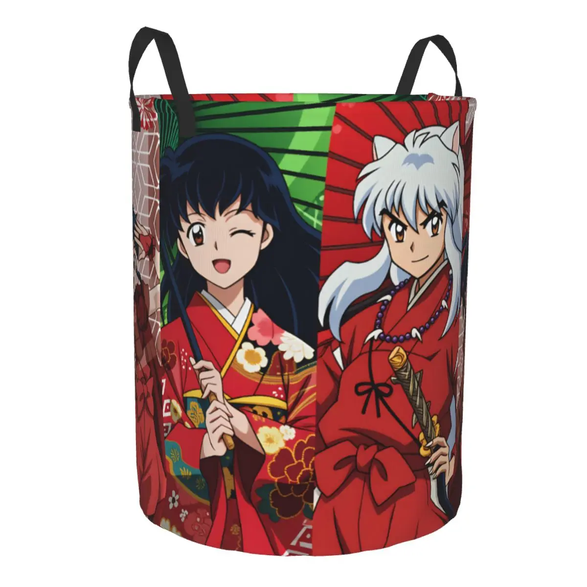 Фото Корзина для белья Inuyasha Kagome Higurashi Moroha, складная, для хранения одежды, для гостиной №2