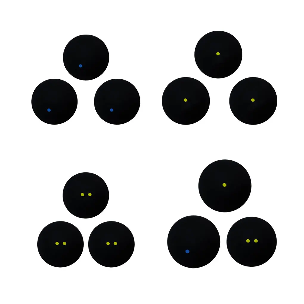 

Долговечные комбинированные наборы-тренировочные шарики для сквоша в синюю точку, быстрая наполнение инертным газом