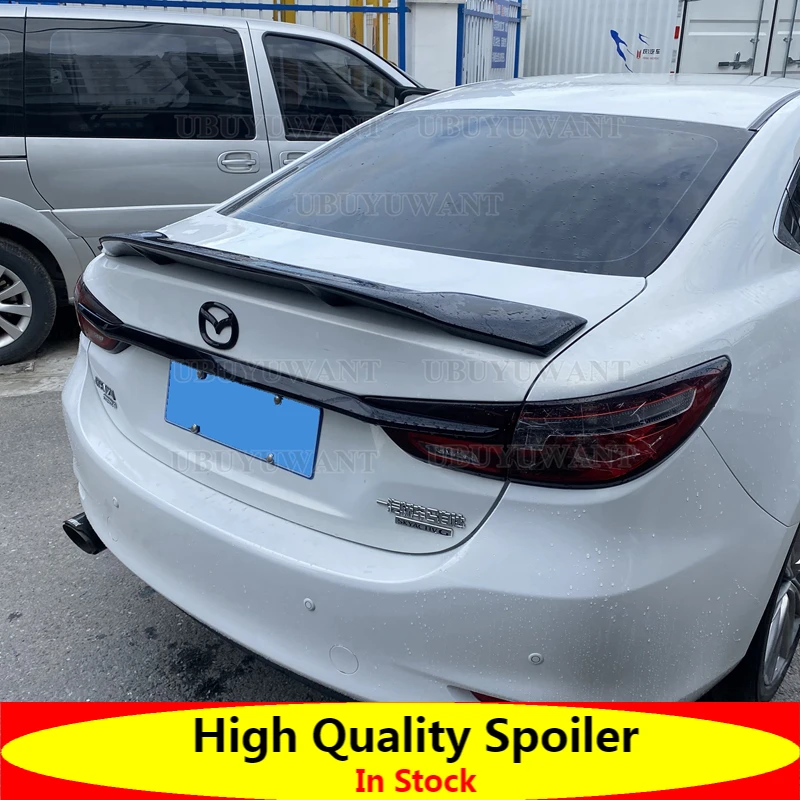 

For Mazda 6 ATENZA Spoiler 2018 2019 2020 2021 2022 Spoiler High Quality ABS Plastic Material Car Rear Wing Color Rear Spoiler