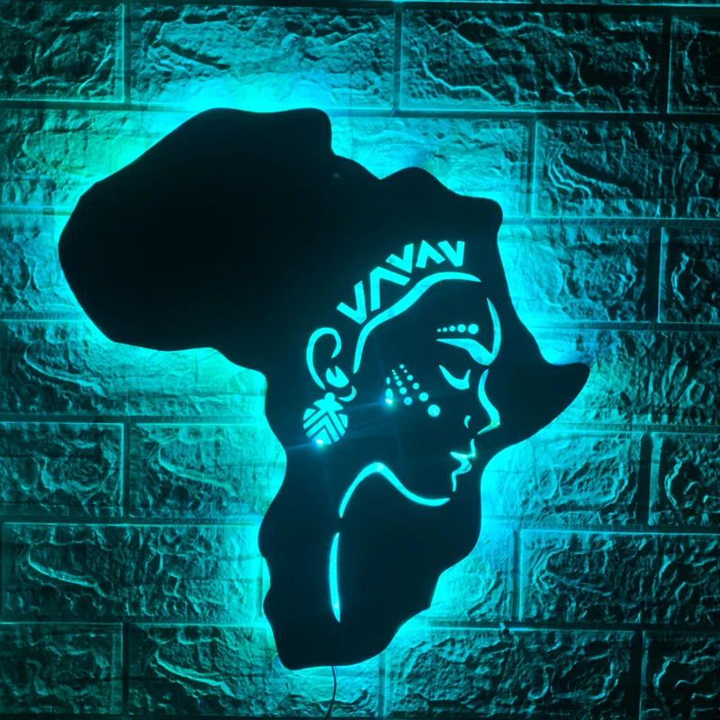 Настенный светильник ZK50 USBcreative в виде Индийской Девушки светящийся декоративный