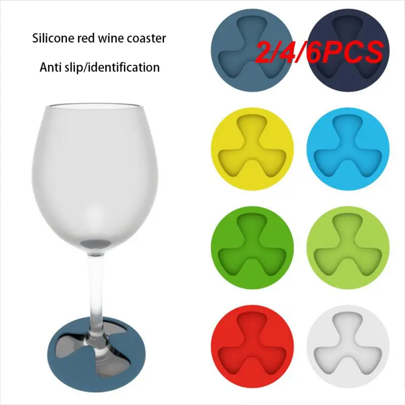 2/4/6 шт. подставка для красного вина встроенная формовочная защита вашей чашки с