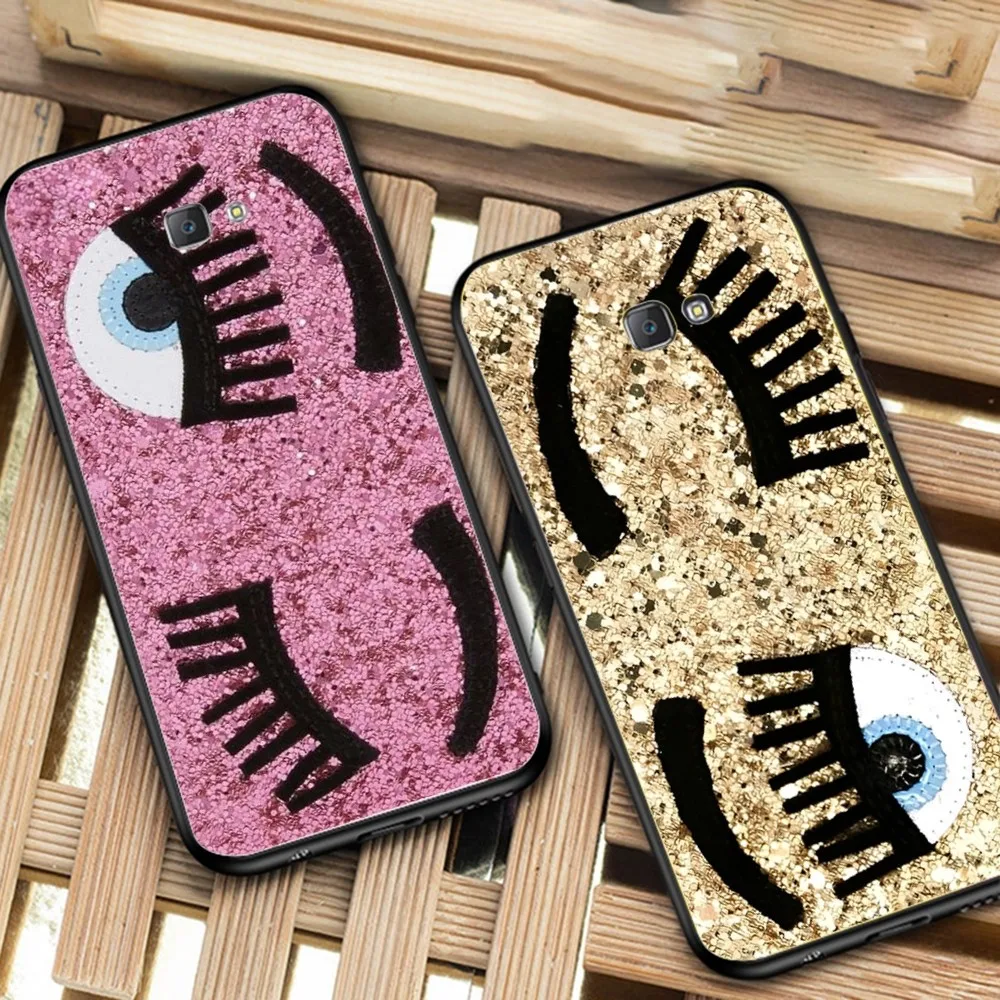 

Hot Ferragnies Eyes Chiara Phone Case For Samsung J 7 plus 7core J7 neo J6 plus prime J6 J4 J5 Mobile Cover