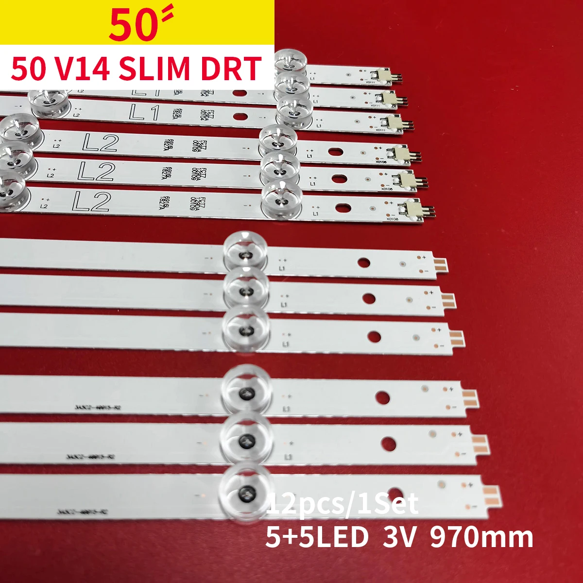 Светодиодный подсветка для Pana sonic TX-50AS740 TX-50AS650 6916L-1824A 1825A 1827A 50 V14 Slim DRT L1 L2 R1 R2