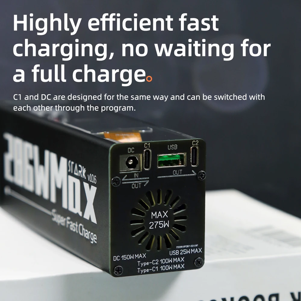 Регулируемый DC150 Вт Алюминиевый корпус Punk HD Интеллектуальный большой экран 21700 с