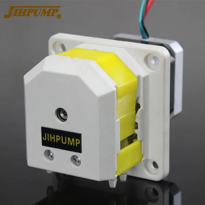 JIHPUMP 110v 220v DC 12v 24v маленький мини микро OEM перистальтический насос двухканальный 2