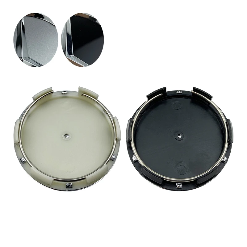 100 шт./лот 60 мм черная серебряная колпачок на колесо центральный логотип Крышка