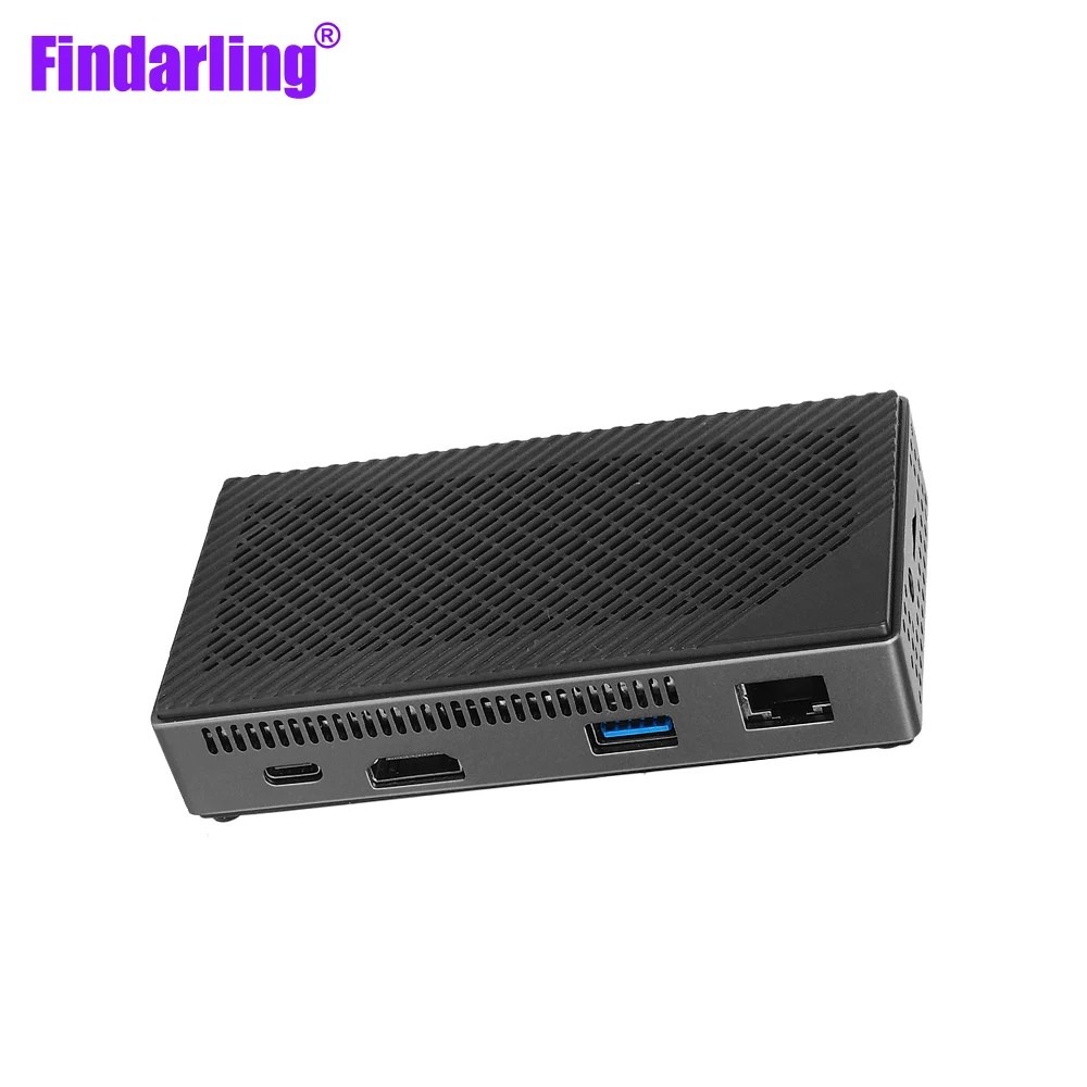 Russian Windows11 Mini PC Quad Core Intel Gemini Lake N4100 6GB 128GB/256GB Office Activated Small Gaming Desktop Computer