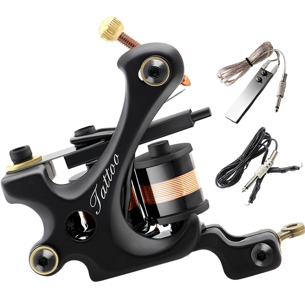 Тату-машинка для начинающих с зажимом и ножным переключателем | - Цена: 1030.91