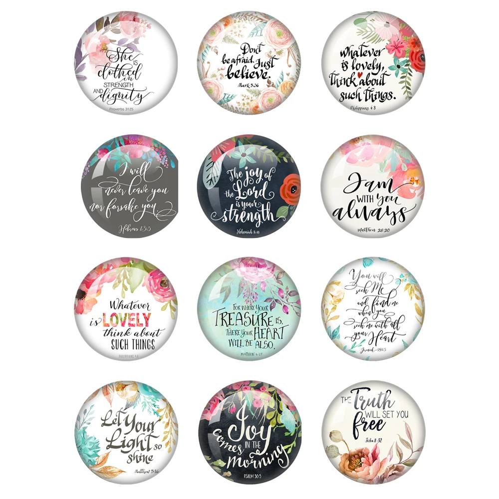 

Bible Verse As For Me And My House We Will Serve The Lord 12mm-40mm Round Glass Photo Flat Back Making Finding Jewelry Findings