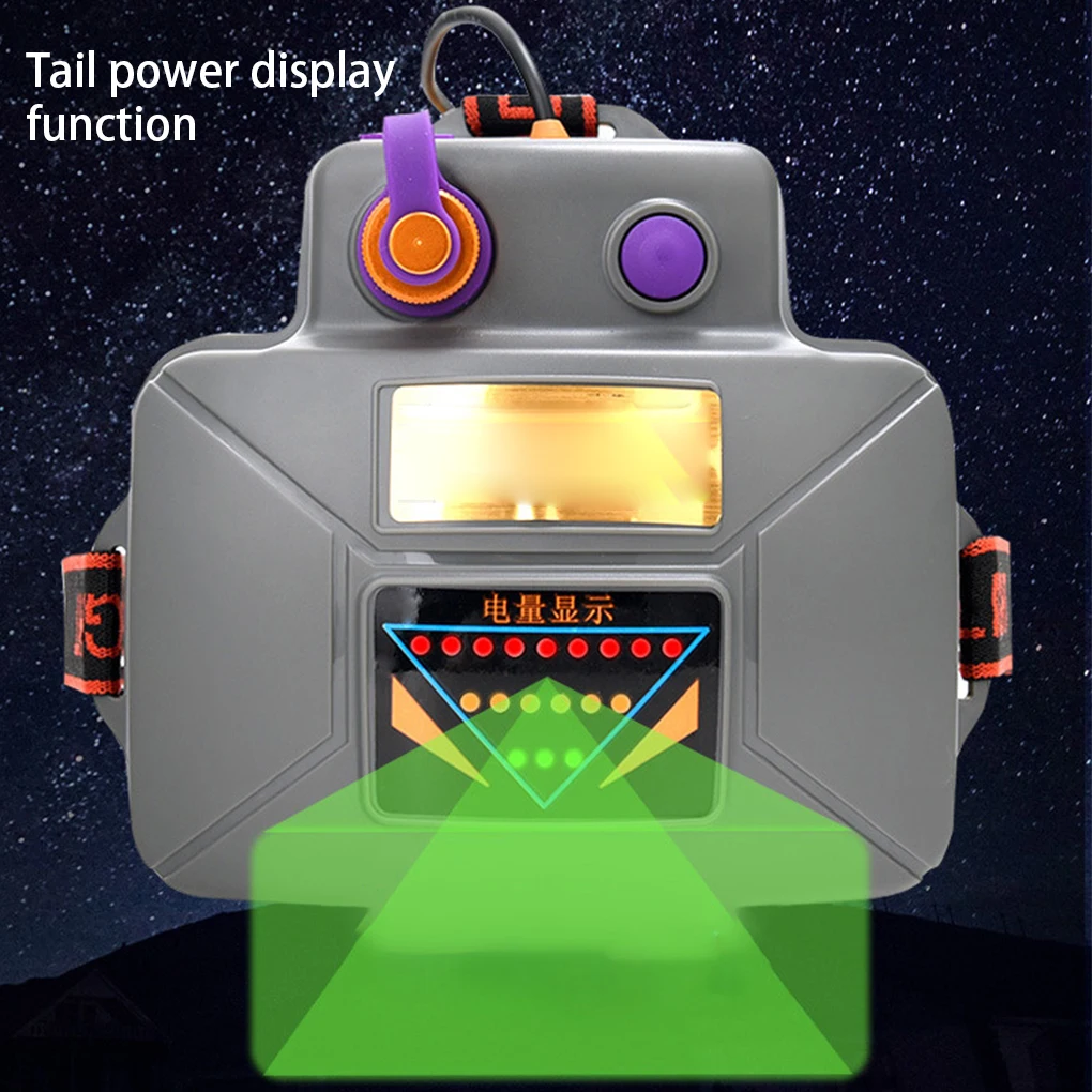 

Rechargeable Headlamp Cycling Riding Hiking Fishing Head Torch Outdoor Emergency Powerful Lighting Lantern Yellow Type