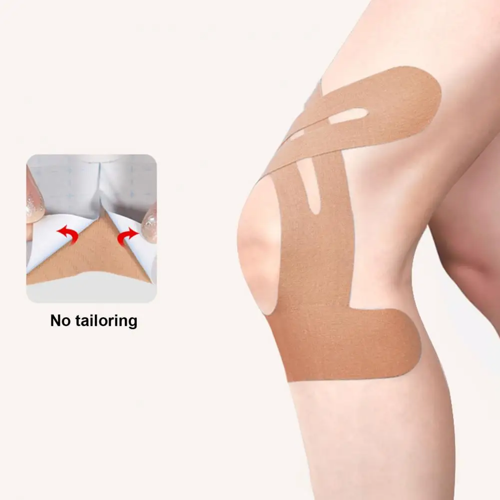 10 Pcs Knee Kinesiology Tape Pre Cut Adjustable Joint Support Breathable Muscle Wrap Brace Tapes