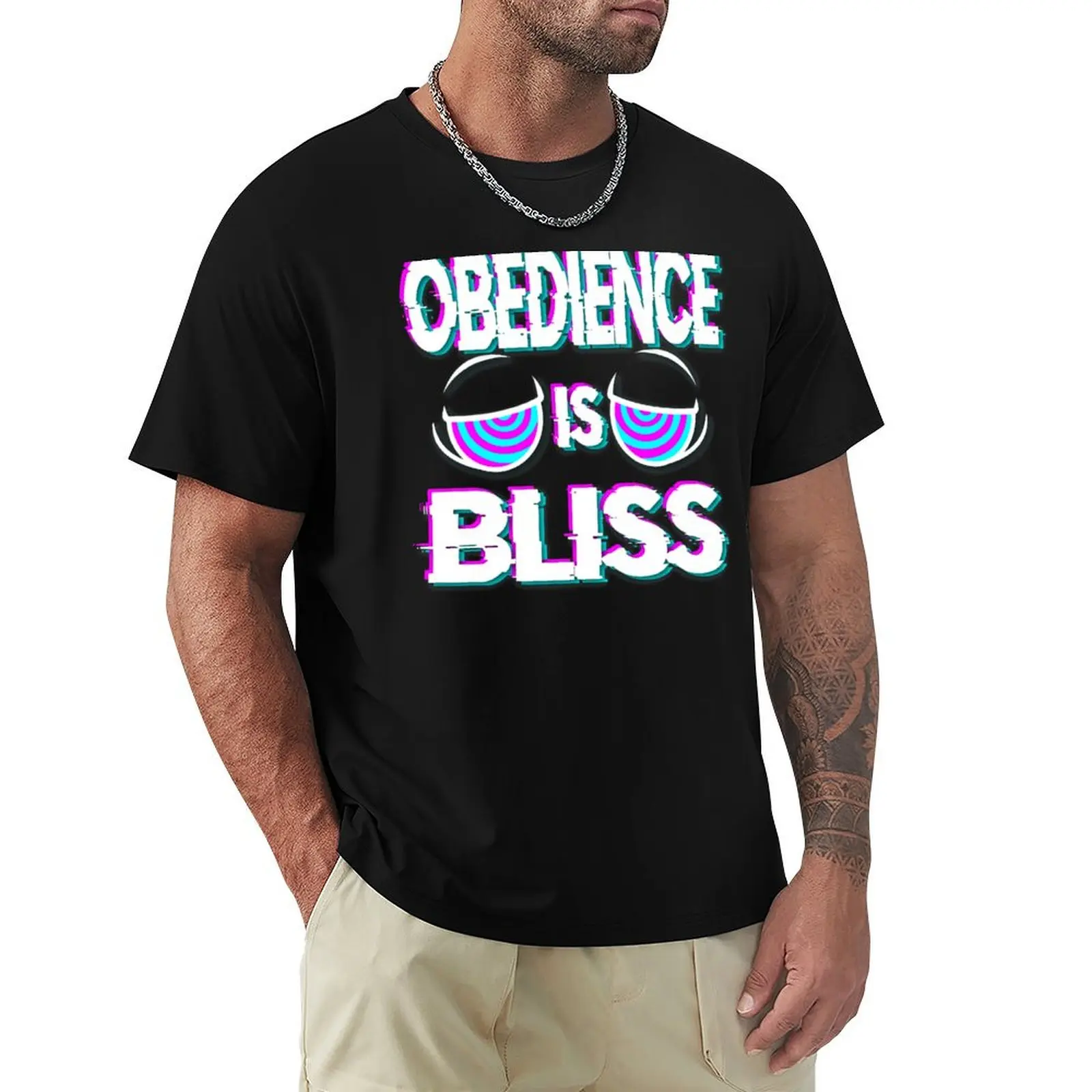 Мужские футболки Bliss с принтом хлопок