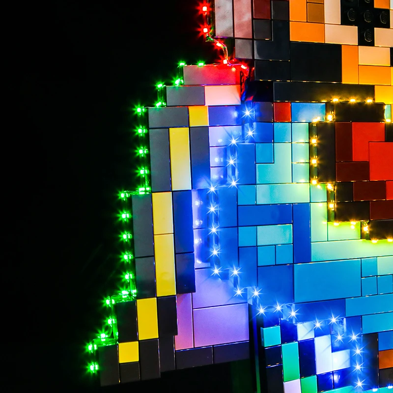 Набор светодиодных фонарей Vonado 5 В 71438 подходящий для Super Mario World: &amp Yoshi подарочный