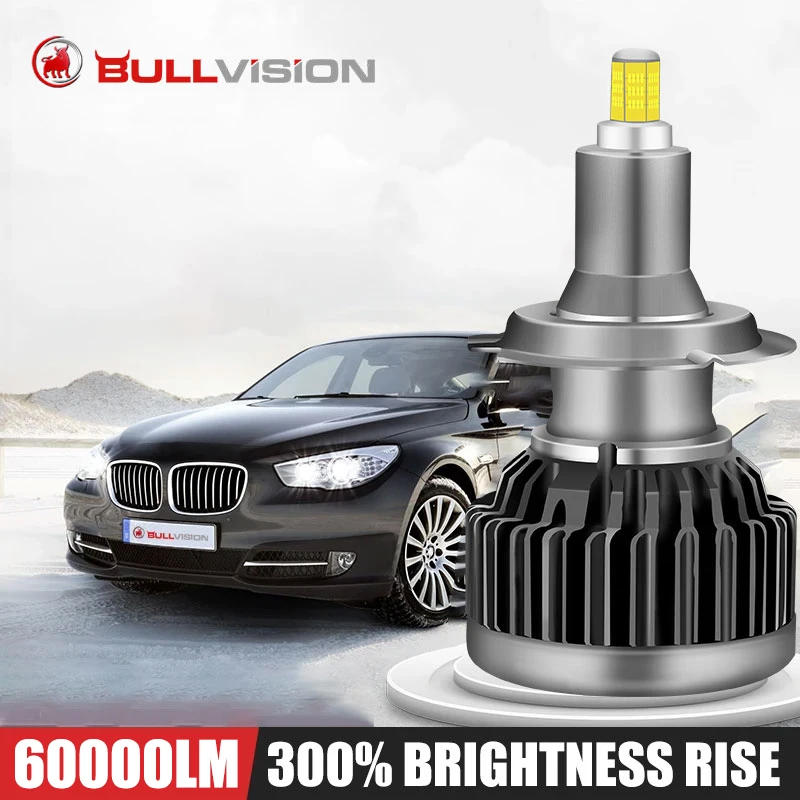 

Фонарь Bullvision 360 H7 светодиодный 3D без темных ошибок H4 H11 H8 H9 H1