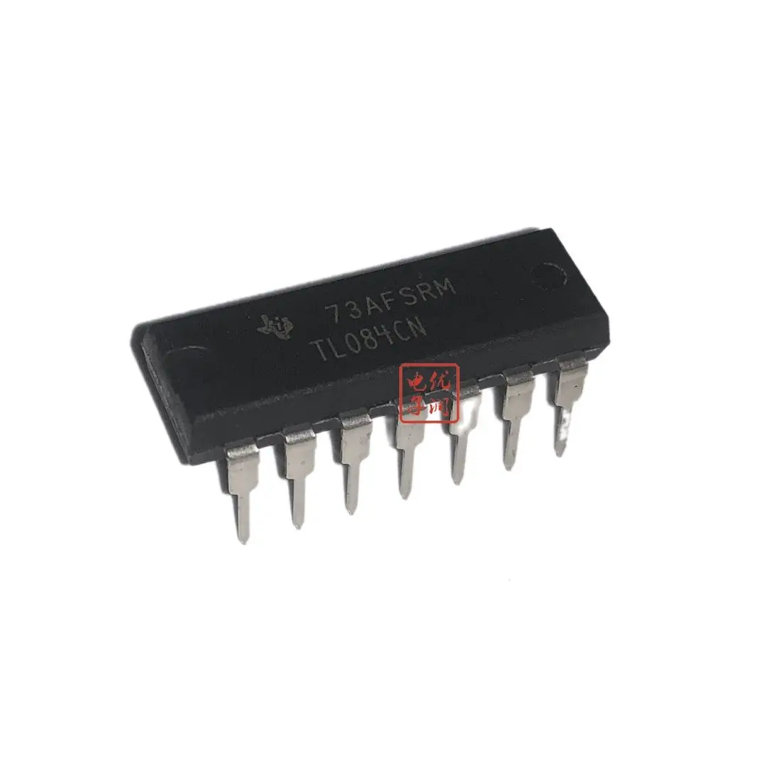 

10PCS/ TL084CN TL084 [New Imported Original] DIP-14 In-line Quad-operational Amplifier Chip