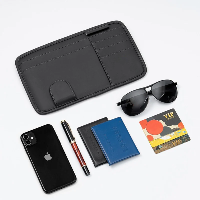 Автомобильный солнцезащитный козырек держатель для очков коробка