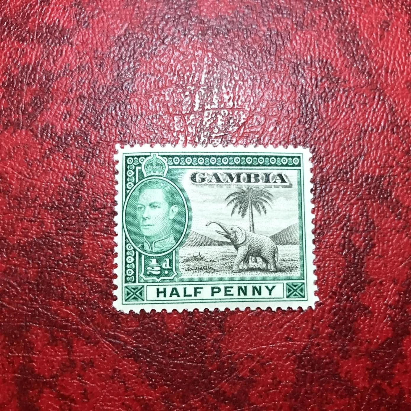 

1 шт./компл. Новый Почтовый штамп Гамбии 1938 Джордж Ви 0.5d гравировка слона почтовые штампы MNH