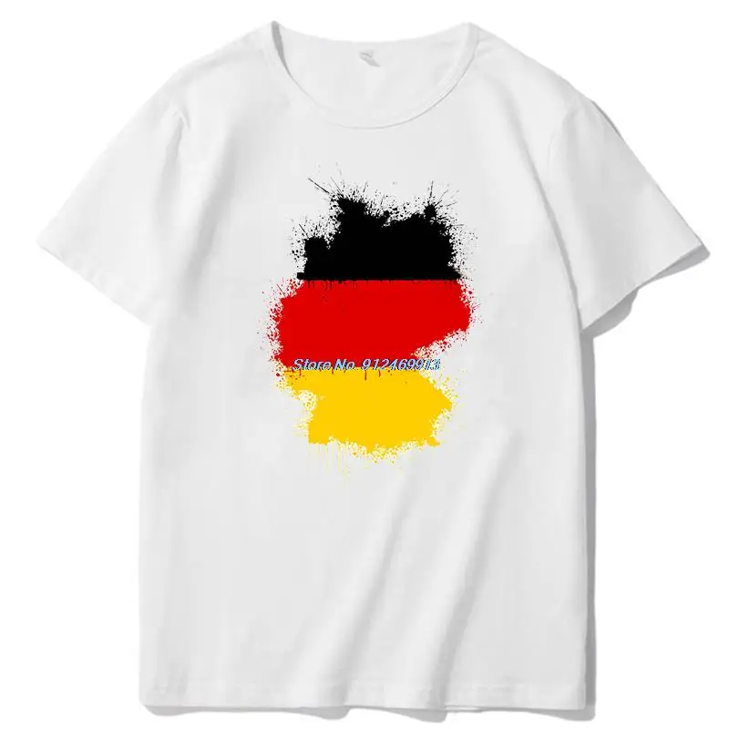 

Flag of Germany graphic t shirts Fashion short sleeve t-shirts O-neck T-shirt Harajuku Streetwear Summer Men's clothing