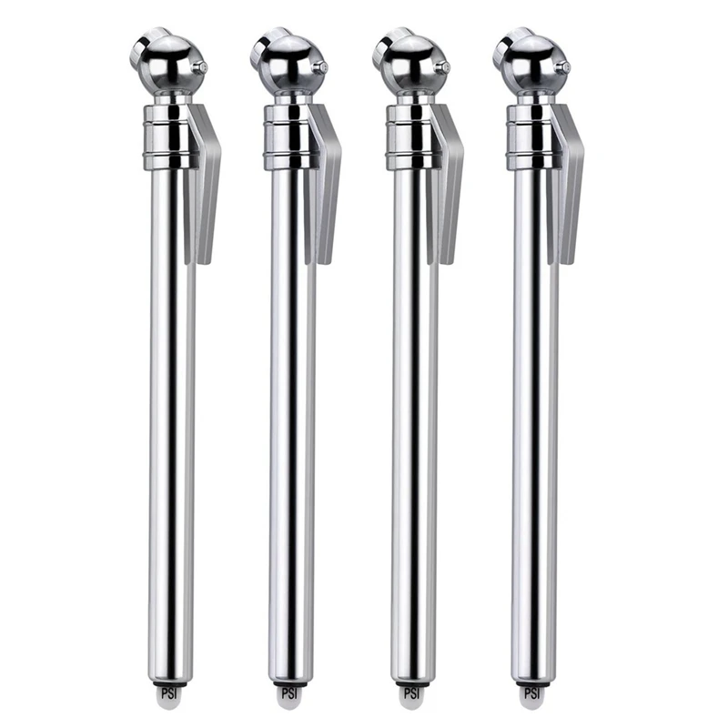 

Tire Gauges Tire Pressure Gauges, Pen Style, 4 Pack