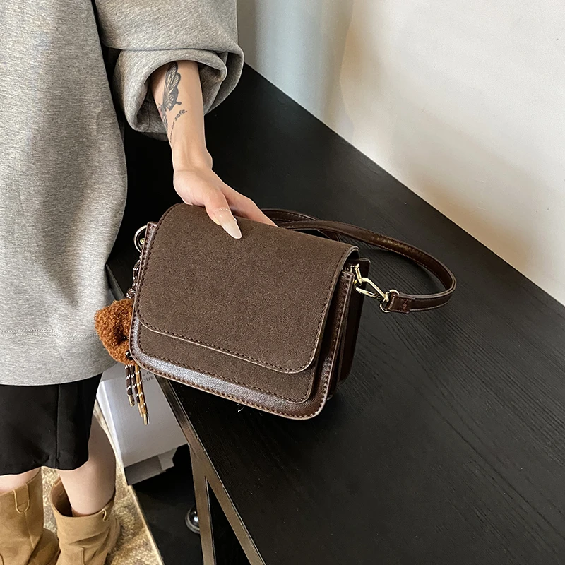 Женская сумка привлекательная через плечо в стиле ретро Корейская версия