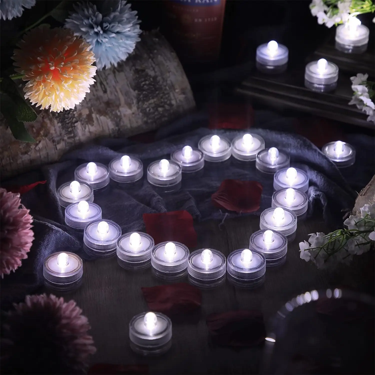 Yadlaya брендовые погружные светодиодные фонари декоративные свечи для пруда