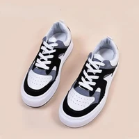 2021 spring and autumn wild fashion lace up casual shoes female simple college style ins trend sports street clapper shoes a1 56