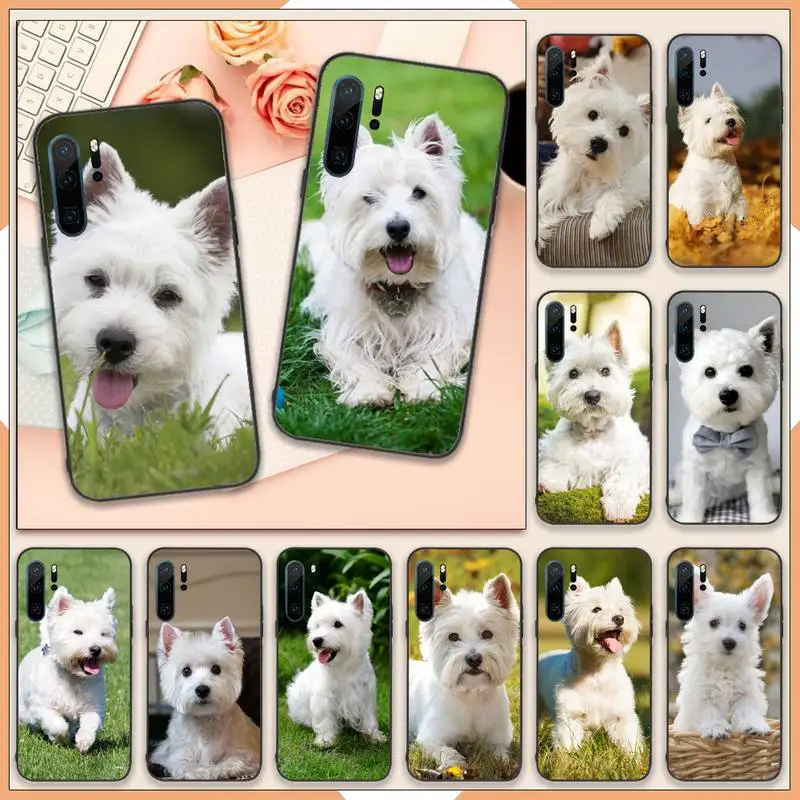 

Westie dog cute animal Phone Case For Huawei honor Mate 10 20 30 40 i 9 8 pro x Lite P smart 2019 Y5 2018 nova 5t