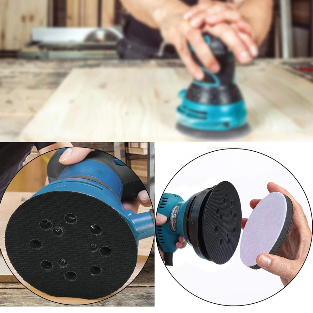 

5 Inch 8 Hole Backing Pad Sander Pad PU Hook And Loop For Makita 743081-8 BO5030 BO5031 BO5041 Sanding Pad Part Tool