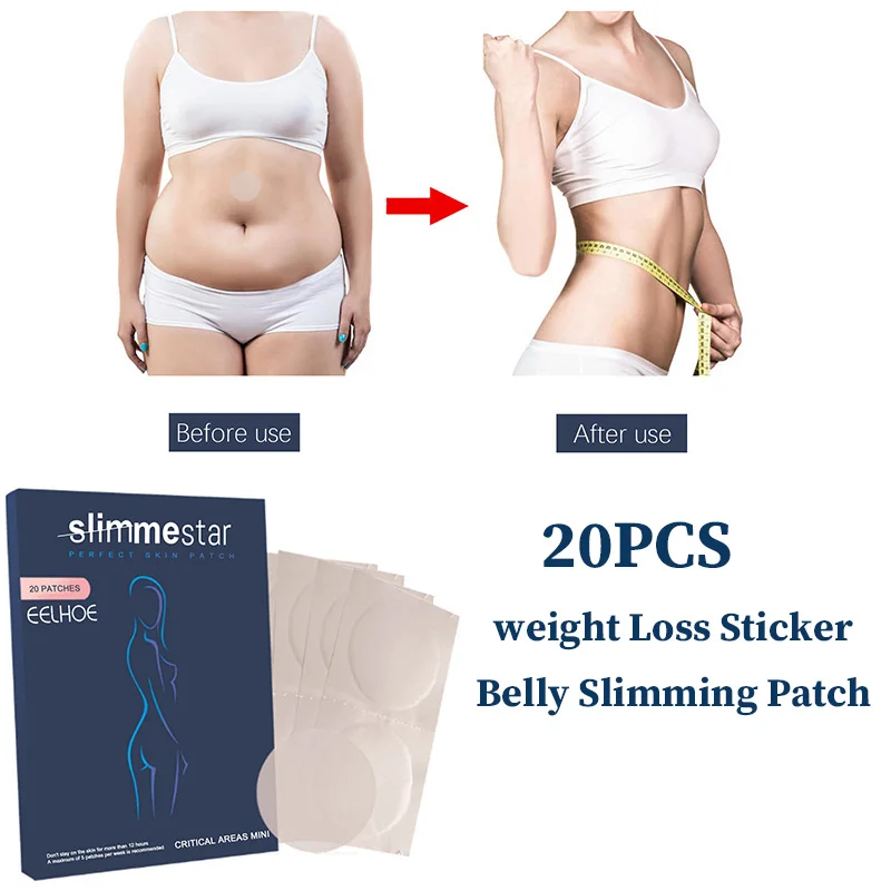 

20Pcs/Box Slimming Patch Natural Herbal Navel Sticker Slimming Product Fat Burning Weight Lose Belly Waist Plaster Fat Burner